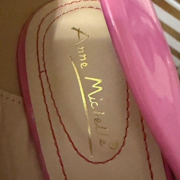 ANNE MICHELLE PUMPS POINTED TOE CONDITION-39 BARBIE PINK size 38 - Picture 6 of 10